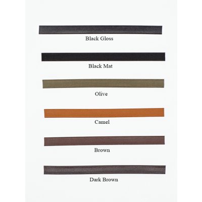 Photo2: Tsuka-gawa Leather Cord 8mm wide 1m