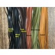 Photo1: Tsuka-gawa Leather Cord 8mm wide 1m (1)