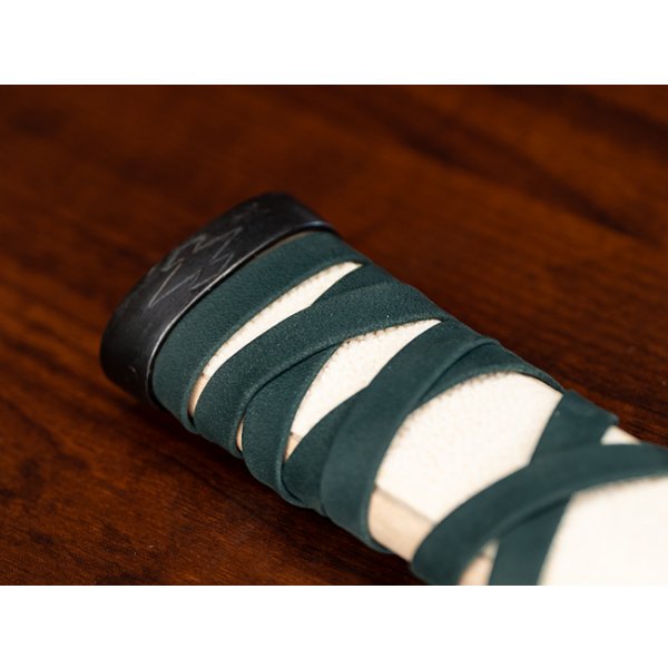 Photo6: Tsuka-gawa Nubuck Cord 8mm wide 1m (6)